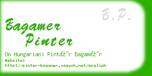 bagamer pinter business card